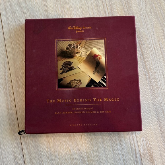 The Music Behind The Magic Disney Book And dvd Set